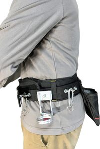 เข็มขัดเครื่องมือนั่งร้านแบบพรีเมี่ยมที่สร้างขึ้นเพื่อรองรับเครื่องมือหลากหลายที่มีการเย็บเสริมและออกแบบตามหลักสรีรศาสตร์สำหรับการใช้งาน - Product Image 3