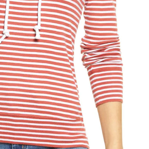 <b>Stripped</b> Design Women Pullover Full Sleeves & Custom Logo With Adjustable Drawstrings And Customizable Logo Design For Comfort - Product Image 6