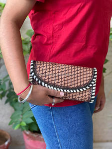 Cartera tallada a mano, funda de teléfono de embrague, elegante Cartera de Color turquesa multiusos para mujer, carteras de cuero occidental - Product Image 2