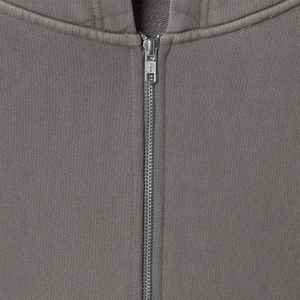 100% Cotton <b>Burgundy</b> Zip <b>Hoodies</b> Embroidered Custom Printed Regular Fit Winter Streetwear Fleece Fabric High Quality <b>Men</b> - Product Image 5