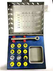 Instruments dentaires de qualité, manuels, puissants, gamme complète, kit d'implantation universel, scie à sinus lift, dilatateur osseux, réutilisable, écologique - Product Image 4