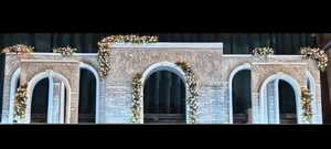 Fiber Mandap/Wedding Mandap/Fiber Wedding <b>Decor</b> Fiber Stage Setup Indian Wedding Mandap Fiber Mandap Design Traditional Mandaps - Product Image 3