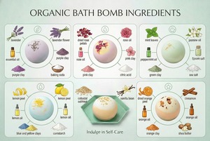 Handmade Natural Organic Lavender <b>Bath</b> Fizzies <b>Bath</b> Balls Reducing Anxiety Skincare Relaxing Colorful Luxury Gift Box Dried - Product Image 5
