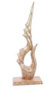 ประติมากรรมอะลูมิเนียมหล่อพร้อมประติมากรรมตกแต่งบ้านตกแต่งบ้านตกแต่งด้วยทองคำตามสั่ง - Product Image 5