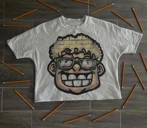 T-Shirt Homme 100% Coton Personnalisable Logo Design Couleur Unie Manches Courtes Col O Slim Fit Casual 260 Grammes Tissu Surdimensionné - Product Image 1