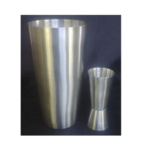 Ecológico 25ML/50ML 304 Bar Ware Vaso de chupito de acero inoxidable Vino Jigger Bar Herramientas 2 PCs al mejor precio - Product Image 2