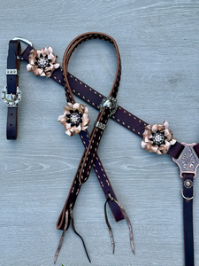 Collier de tête et collier de poitrail pour cheval de qualité supérieure, prix imbattable, collier de tête pour cheval brillant à double épingle, fabrication directe - Product Image 4