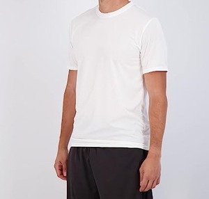 Camiseta de poliéster de manga corta refrescante para hombre, camiseta de tripulación de precios al por mayor, directo desde pedido de fábrica disponible - Product Image 2