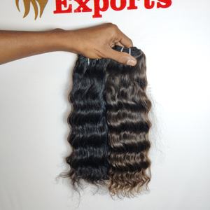 Cheveux bruts humains vietnamiens vague naturelle extensions de cheveux humains prix bon marché faisceaux ondulés Double dessiné Super Double trame cheveux humains - Product Image 2