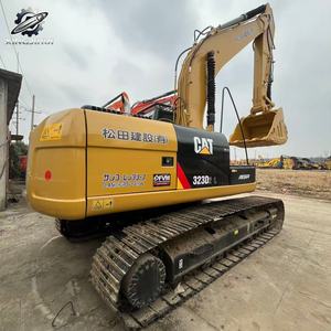 Excavadora Usada Caterpillar 323D2L de 23 Toneladas con Cucharón de 1.2m³ Original de Japón, Excavadora de Orugas Grande para Construcción con Pocas Horas de Uso y Certificación CE - Product Image 2