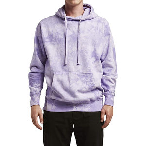 Calidad superior personalizada Tie Dye Hoodie invierno básico de algodón mezclado cómodo mangas completas adultos desgaste para hombres OEM - Product Image 1