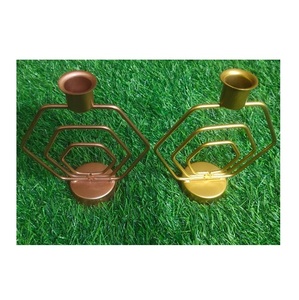 Bougeoir décoratif de table en métal pour les événements et les parités Bougeoir votif décoratif - Product Image 6