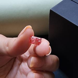 Diamant rose de 2,03 carats de haute qualité, cultivé en laboratoire, taille radiante, CVD, rempli pour bijoux, brillance époustouflante, couleur rose rare - Product Image 5