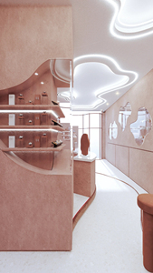 ตู้โชว์เครื่องประดับแบบสั่งทำตู้โชว์ติดผนังไม้เคสเครื่องประดับตู้โชว์เครื่องประดับพร้อมไฟ LED - Product Image 4