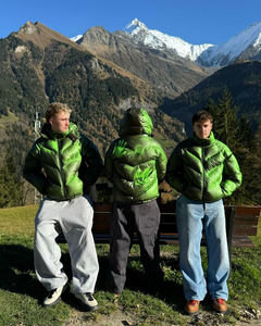 Veste matelassée tendance, réactive à la chaleur, change de couleur lorsqu'elle est exposée à la chaleur ou à l'eau, unisexe - Product Image 6