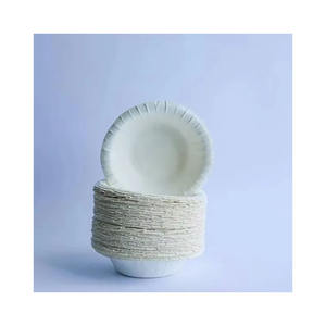 Contenedor de papel marrón biodegradable personalizado de 250ml para comida para llevar desechable ecológico ensalada Pizza sándwich sopa embalaje - Product Image 2