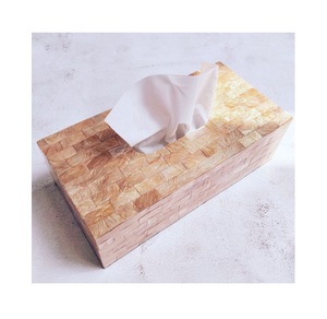 Fabuleux Design maison vaisselle décorative porte-serviettes boîte à mouchoirs meilleure qualité mère de perle porte-boîte à mouchoirs à bas prix - Product Image 3