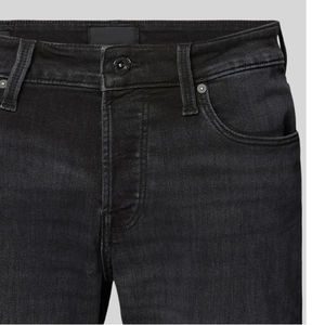 กางเกงขาสั้นผ้ายีนส์ทรงหลวมสำหรับผู้ชายปรับแต่งได้, กางเกงยีนส์ทรงหลวมสไตล์วินเทจทำจากผ้าฝ้าย100% - Product Image 6