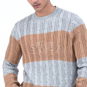 Nouveaux modèles de pulls pour hommes à manches longues, pulls pour hommes, style tendance, pulls en coton pour hommes en vente - Product Image 5