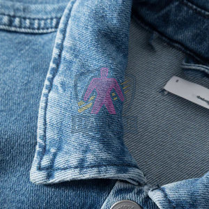 Chaqueta de Mezclilla Ligera para Hombre, Invierno, Cómoda, Fácil de Usar, 100% Algodón, Secado Rápido y Transpirable, Logotipo Frontal - Product Image 6