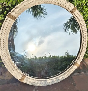 Miroir mural rond de luxe en mosaïque, miroir décoratif intérieur et extérieur très vendu, WONDER OVERSEAS pour les mariages, luxe haut de gamme - Product Image 3