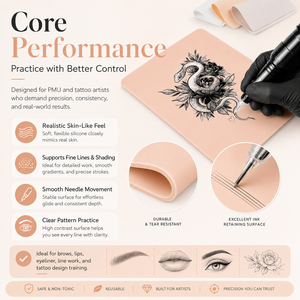 Peau d'entraînement en silicone pour maquillage permanent, double face, pour débutants, accessoires de <span class=keywords><strong>tatouage</strong></span> - Product Image 4