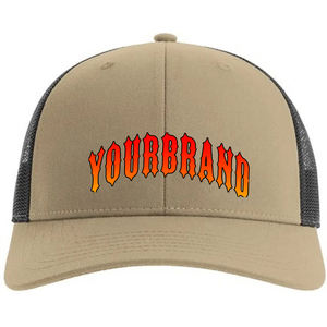 Vente en gros Casquette de camionneur 6 panneaux style Hip Hop sur mesure pour hommes avec rayure réglable et aspect sportif Casquette pour hommes avec panneaux en maille latérale - Product Image 4