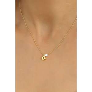 จี้สร้อยคอรูปหัวใจเขียนด้วยมือสามมิติ Azuris 925K เงินแท้ ชุบโรเดียมและทอง เหมาะสำหรับเป็นของขวัญสำหรับผู้หญิง - Product Image 3