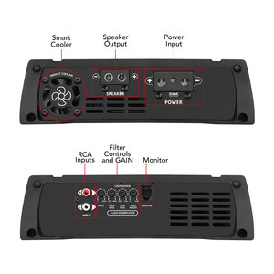 Amplificador Digital Taramps HD 2000, 2000 Watts RMS, 1, 2 o 4 Ohmios, Rango Completo, Sistema de Audio para Coche, Monoblock de Calidad con Crossover de Sonido - Product Image 4