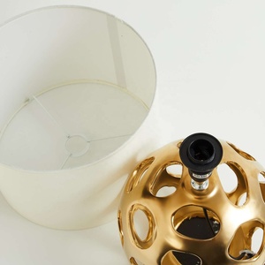 โคมไฟเซรามิกสีขาว,โคมไฟโต๊ะลายครามทรงน้ำเต้าสำหรับห้องนอนควบคุมด้วยการสัมผัสโคมไฟบนหัวเตียงหลอดไฟ Led โคมไฟตั้งโต๊ะ - Product Image 4