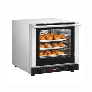 Commercial Convection <b>Oven</b> Manual Controls for 4 GN 2/3 with <b>Timer</b> incl. 3 Baking Trays - Product Image 1