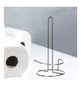 Portarrollos de Papel Higiénico de Metal Personalizable al por Mayor, Estructura Elegante que Mejora el Equilibrio Visual de las Paredes del Baño - Product Image 3