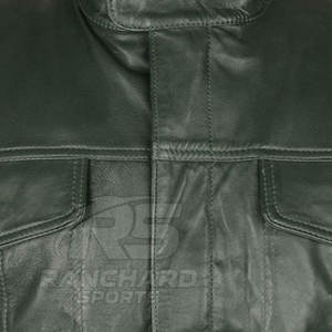 Fashion Clothing Leather <b>Vest</b> Jacket For <b>Men</b> <b>Men</b> Leather <b>Vest</b> Jacket Top Quality Material Wholesale Price - Product Image 5