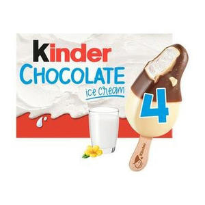 Helado 4x55ml Se derrite en la boca Sabor Low Rate Creamy Kinderr Bueno White Ice Cream Box Luxury - Product Image 4