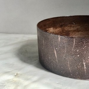 Metal Custom Round Tapred Candle <b>Jar</b> High Quality Home Decor Table Top with Coconut Finish Candle Bowl Candle <b>Jar</b> - Product Image 6