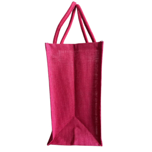 Sacs de transport 6 bouteilles de vin en jute personnalisés écologiques du fabricant indien - Product Image 6