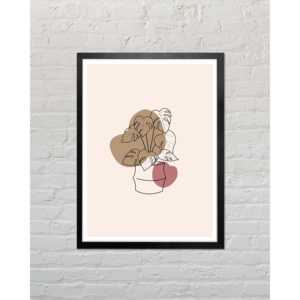 Cadre d'affichage carré A4 en bois noir pour affiches, cadre à bascule très demandé avec support en métal, 45 x 60 cm - Product Image 2