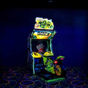 Máquina de Carreras Arcade HD de 3-42 Pulgadas Raw Thrills Super Bikes - Product Image 1