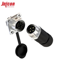 Conector Industrial Impermeable de Bloqueo Rápido de 4 Pines Macho/Hembra 20A 300V MJ20 IP67 para Caja de Distribución de Energía Personalizada