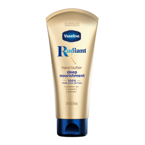 Vaseline Radiant X Deep Nourishment Beurre pour les mains pour femmes 100% beurre de karité pur Peau sèche, 3,4 oz - Product Image 4