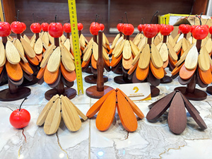 Posavasos de Madera Artesanal, Accesorio de Mesa de Madera para Cocina, Vietnam por 99 Gold Data - Sra. Violet - Product Image 2