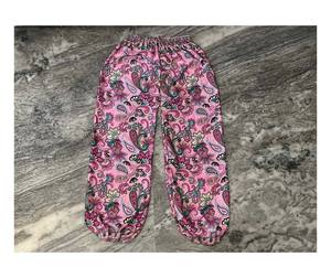 Sarouel bohème en soie pour femme, pantalon large en soie à imprimé floral, pantalon en soie pure 100%, pantalon de yoga en soie Boho Hippie, - Product Image 6