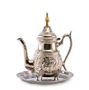Hot Selling New Arabic Metal Dallah Tea Pot for Outdoor Restaurant Table Top Serving Usage Coffee Pot Dallah - Product Image 1