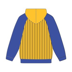 Sigma Gamma Rho Gold Body Blue Raglan Pullover con cappuccio SGRho Sorority abbigliamento personalizzato Divine Nine HBCU abbigliamento - Product Image 3