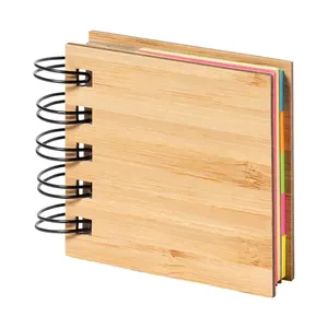 Juknok Eco-Friendly Bamboo Notebook Promotional Gadgets with <b>Sticky</b> Notes - Product Image 1