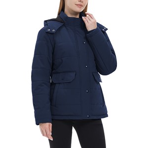 แจ็กเก็ตทรงพองแขนยาวสำหรับผู้หญิงเสื้อโค้ทผ้าฝ้ายบุนวมสำหรับฤดูหนาว - Product Image 5