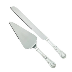 Juego de Cubiertos Decorativos de Acero Inoxidable con Diseño Artesanal de Madreperla, Cuchillo para Servir Pastel de Bodas, Pulido Espejo - Product Image 2