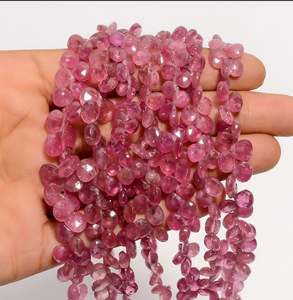 Natural Only Heart Pink Sapphire Faceted Cut Excelente calidad para la fabricación de joyas por India Exportador Pink Sapphire Faceted - Product Image 3