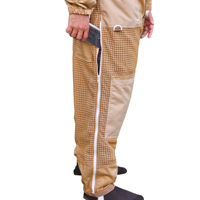 Combinaison d'apiculture marron clair sur mesure pour femmes Combinaison de travail respirante avec service OEM prix d'usine état neuf