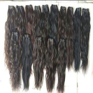 Jet Black Body Wave Extensiones de cabello humano virgen Natural Real Remy Extensiones de cabello virgen Pelucas para personas negras - Product Image 6